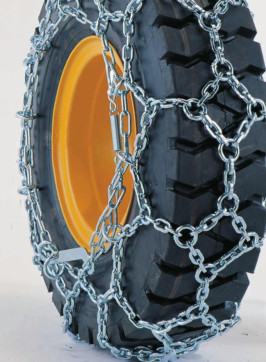 The robust chain net with welded rings offers a quiet running and good track keeping.