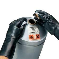 Da der Handschuh sehr robust und haltbar ist. Herrvorragende Beständigkeit gegen organische und mineralische Säuren.