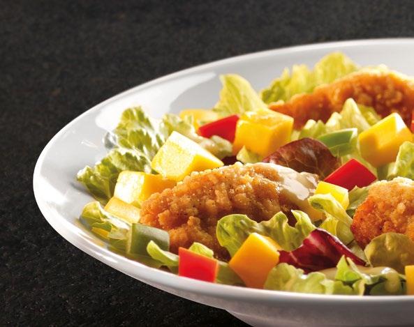 SALATE IMMER FRISCH UND KNACKIG Ob als Beilage oder leichte Hauptspeise unsere raffinierten Salatkompositionen werden immer frisch für Sie zubereitet und können nach Belieben verfeinert werden.