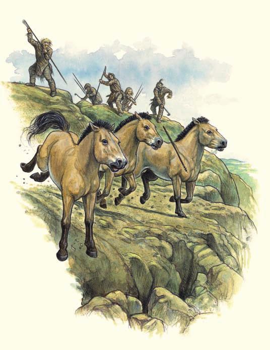 Aber kaum war das Pferd als Reit- und Zugtier entdeckt, da erkannte der Mensch auch seine Vorteile: Ein Reiter
