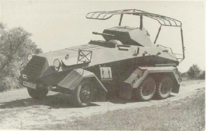 main gun) SdKfz 232 6-rad (Schwerer Panzerspahwagen
