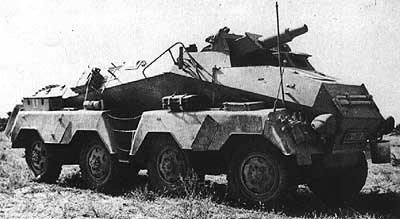 (Schwerer Panzerspahwagen (8 wheel) with radio