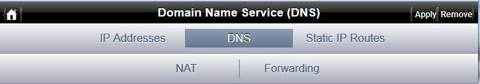 4.3 DNS Server im MX200 ändern Vorkonfigurierter DNS Server des MX200: 192.168.1.1 In den meisten Fällen ist der LTE-Router der lokale DNS Server.