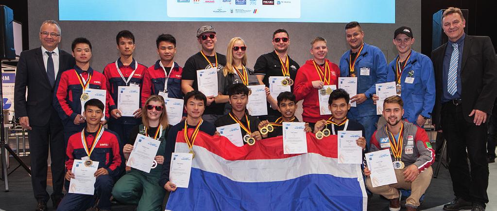 DVS-Bundeswettbewerb Jugend schweißt, dem europäischen WELDCUP und dem Internationalen Wettbewerb.