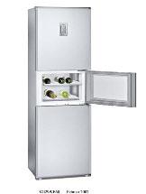 Kühlen, gefrieren und Wein lagern in einem. KG 29WE60 aluminiumlook Ihre Vorteile In einem Gerät kühlen, gefrieren und Wein lagern. Weinlagerzone mit Glastüre.