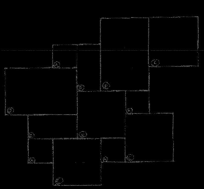 Musterzeichnungen Römischer Verband Zusammensetzung eines römischen Verbandes: Masse m² per Stück m² per Set 4 Stück A: 20 x 20 x 2 cm 0,04