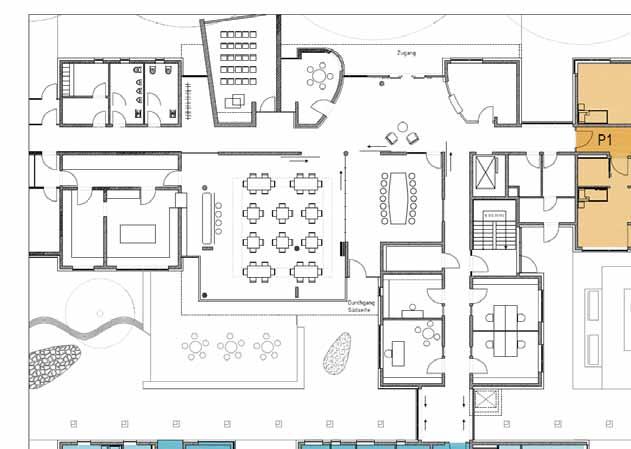 Ersatzneubau wird zur Schaffung eines quartierbezogenen Dienstleistungszentrum genutzt.