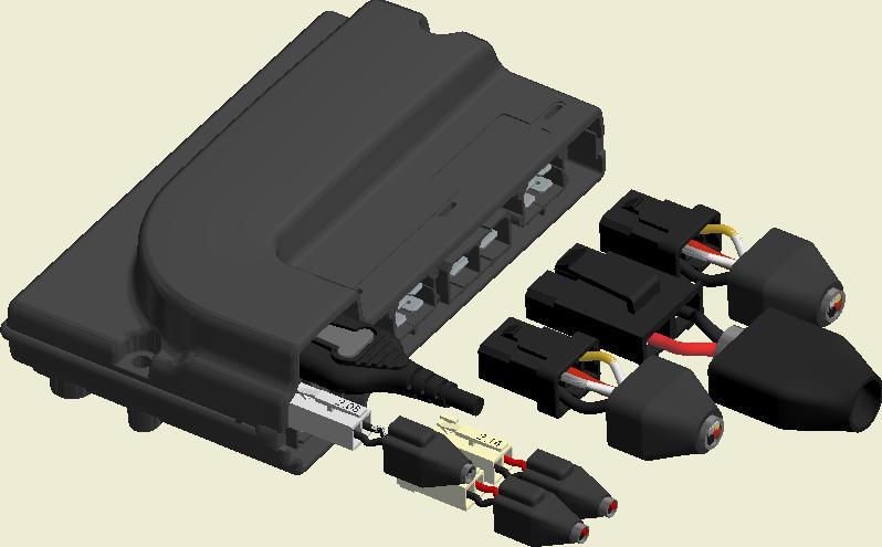 Parts List Pos Pcs Beskrivelse Effektboks PG VR 0A-Akt Ledningsæt for batteri -
