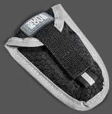 Schlüssel oder Münzen Terry cloth wristband with hook-and-loop closure Zipper pocket for