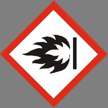 Kennzeichnung nach CLP-/ GHS-Verordnung Gefahrenpiktogramme für physikalische Gefahren Explodierende Flamme Gasflasche Totenkopf Bombe, mit GHS01 Ätzwirkung GHS02