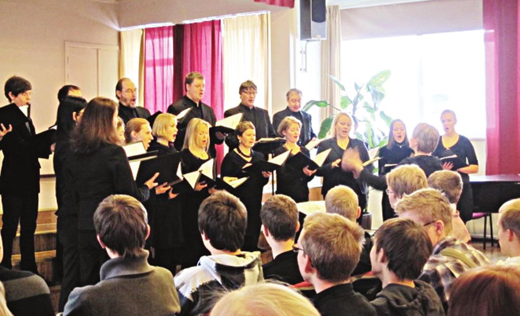 20. aprill 2012 Õpetajate Leht ÜLDHARIDUS Eesti klassika tuleb kooli kohale Alates 2008. aastast korraldab Eesti filharmoonia kammerkoor koolikontsertide sarja.