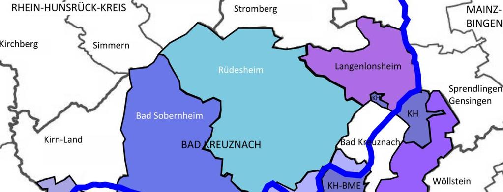 Die Region Soonwald-Nahe LAG Soonwald-Nahe (vorläufig) Insgesamt