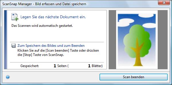 Verschiedene Anwendungsmöglichkeiten von ScanSnap (für Windows Benutzer) 6. Führen Sie den Bereich mit dem schwarzweißen Muster gerade in die Einzugsführung von ScanSnap ein.