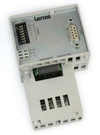 94 PROFIBUS DP Schnittstellenmodul für Frequenzumrichter Lenze 8400 LM8932 1 Anschaltbaugruppe Profibus-Slave Kommunikationprofil Profibus DP-V0 / DV-V1 Automatische Baudratenerkennung 9,6 kbaud bis