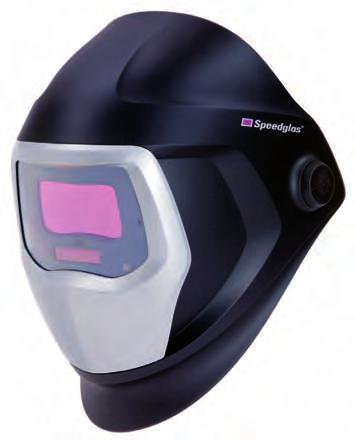 5 Automatik Schweißermaske "Speedglas 9100V" Ausführung: Nach EN 379, mit CE Kennzeichnung, GS geprüft Sichtfeld 45 x 93 Höchster Komfort durch einzigartiges Kopfband, das keine empfindlichen Stellen