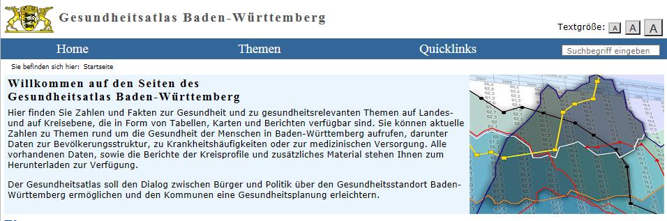 Der Gesundheitsatlas Baden-Württemberg www.gesundheitsatlas-bw.