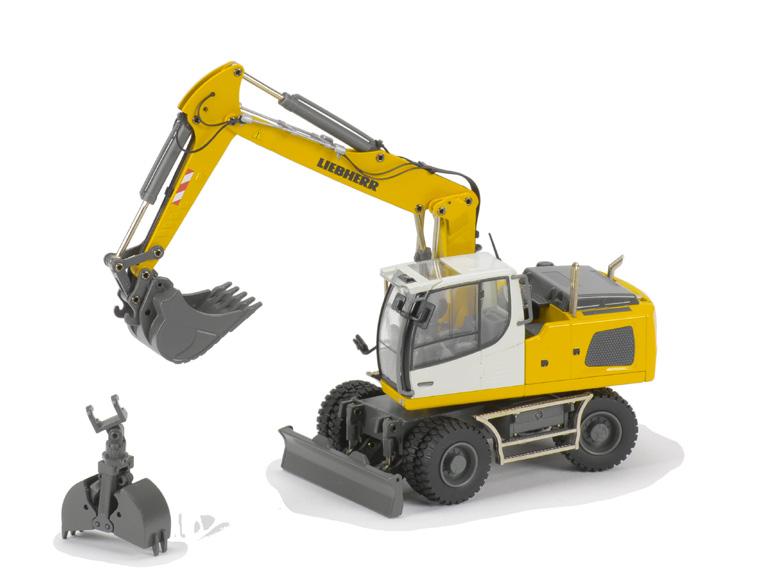 True to the original, functional model of the successful small-turn excavator in the Tier IV