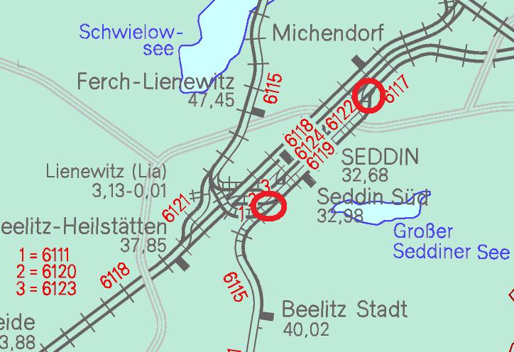 Seddin Seddin Ausfahrt West Lage im Netz entfällt, wird in Baumaßnahme Brückenarbeiten BAB 10 BW 50Ü2 in Seddin 20.05. 05.06. (09:00 18:00) realisiert (fraglich wegen Kirchentag/ RFK) Fe 24.01.
