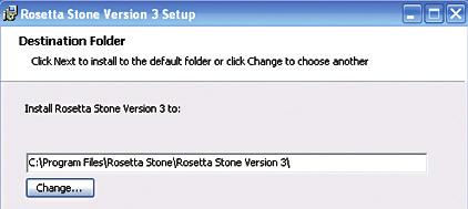 Schnellstart Mac: Legen Sie die Anwendungs-CD-ROM von Rosetta Stone ein. Das Installationsprogramm fordert Sie unter Umständen zur Eingabe Ihres Kennworts auf.