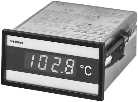 96 x 48 mm 3½ Digits Die für Temperatur- oder Frequenzmessung sind werkseitig abgeglichen.
