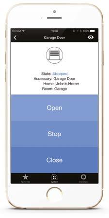 Komplettangebot Steuerung des Garagentors mittels iphone und Apple Watch über das Apple-HomeKit- Protokoll.