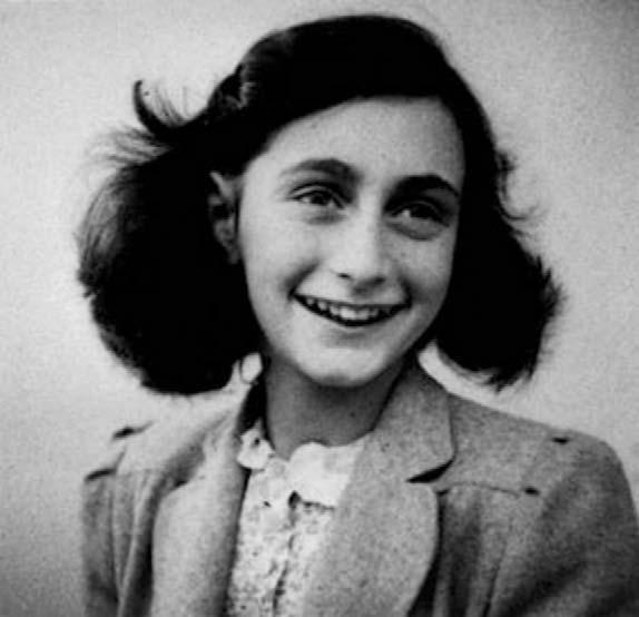 Das jüdische Mädchen Anne Frank, umgekommen 1945 im Konzentrationslager Bergen-Belsen Hans