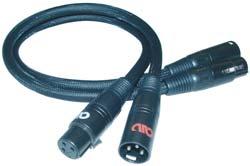 BLACK MOON Cinch-6fach-Verbindungskabel Cinch-6fold-connection cable Die Verwendung von versilbertem Kupfer ermöglicht eine besonders verlustfreie Übertragung des Hochtonbereichs.