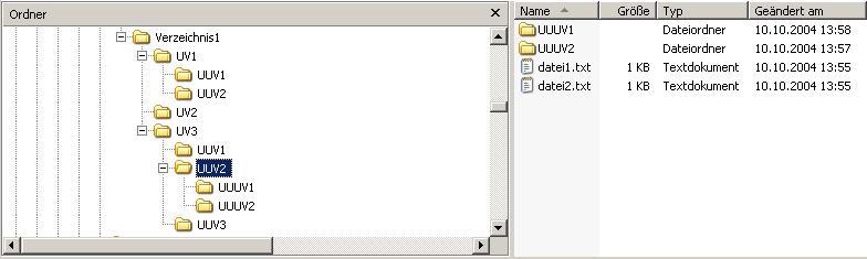 Verzeichnisse/Verzeichnisbaum