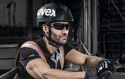 uvex perfexxion Variabler Kopfschutz mit bestem Tragekomfort uvex perfexxion erfüllt gleichermaßen die Schutznormen als Industrie-, Bergsteigerund Fahrradhelm und trägt sich dank optimaler