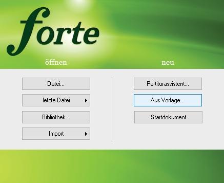 Wenn Sie zusätzlich zu FORTE Home, Basic oder FORTE Free, das Scanprogramm FORTE Scan Light installiert haben, wird dieses stattdessen geöffnet, wenn Sie auf "Scannen" klicken.