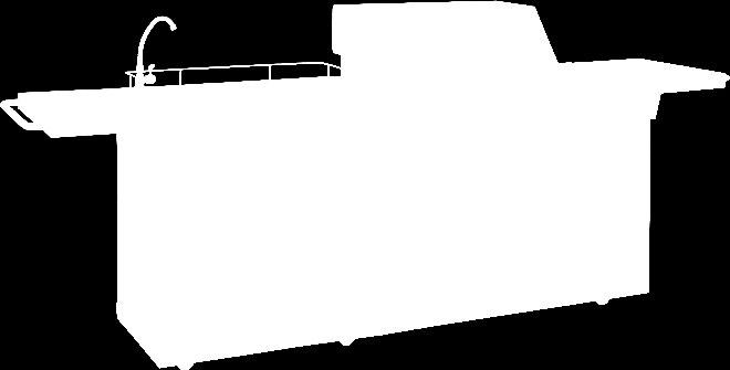 Edelstahl-Gasbrenner mit je 3,5 kw Seitenbrenner 4,5 kw Infrarot-Rückseitenbrenner 3,5 kw Grillfläche: 66,0 x 43,0 cm Großes Sichtfenster und Temperaturanzeige im Deckel Elektrische Piezozündung