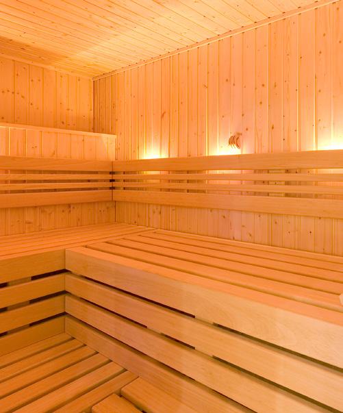 In der Sauna zeigen sich die hervorragenden Eigenschaften von Holz besonders deutlich.