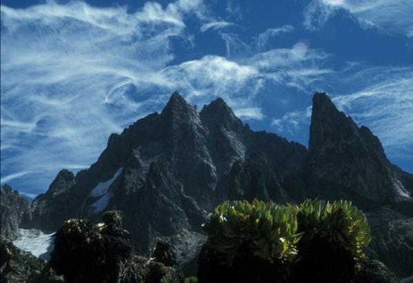Mount Kenia Trekking Einsame und wilde Landschaft: Trekking um das Matterhorn Afrikas mit Überschreitung des Mount Kenias & Point Lenana Besteigung (9 Tage).