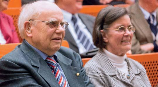 22. Oktober: Feier zum 85. Geburtstag von Ehrensenator Prof. em. Ulrich Bonse Zu Ehren von Prof. em. Dr. Dr. h.c. Ulrich Bonse, der am 25. September seinen 85.