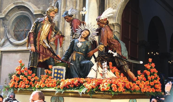 6 Pilgerreisen Auf der Processione dei Misteri in Trapani Zum Osterfest nach Sizilien Gerade auf Sizilien wird das höchste Fest der katholischen Kirche auf unvergleichliche Art zelebriert.