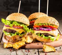 GLUTEN FREE 100 % GLUTEN FREE Glutenfree BIO Beef Burgers Unsere Burger Klassiker mit glutenfreiem Bun Glutenfree BIO Beef Cheeseburger C,G,M,O 13,80 180 g BIO Beef saftig gegrillt, Römer Salat,