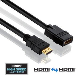 PI1100 Zertifizierte High Speed HDMI Verlängerung mit Ethernet Kanal 24 kt. vergoldete Präzisions-Steckkontakte mit PureLink SLS (Secure-Lock-System ) Aktuelle HDMI Version (für v2.