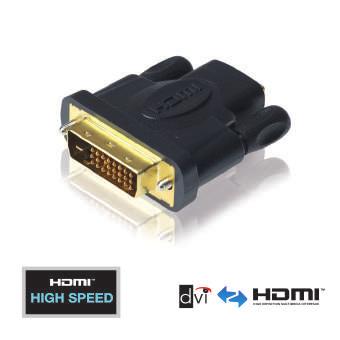 PI010 Zertifizierter High Speed Adapter DVI/HDMI 24 kt.