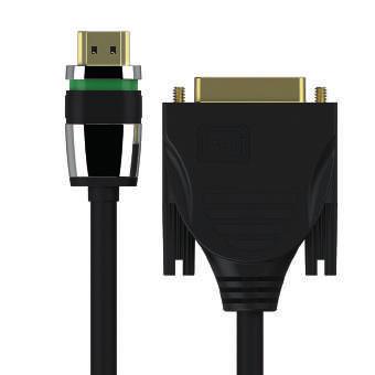 ULS1300 Zertifiziertes High Speed HDMI/DVI Kabel 24 kt. vergoldete Präzisions-Steckkontakte mit ULS (Ultra Lock System ) für HDMI Aktuelle HDMI Version (für v2.