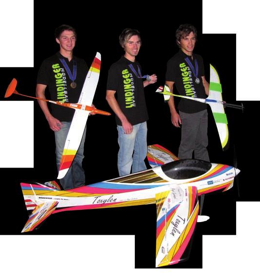 Team-Piloten: Die Brüder Mayr Gerhard, Daniel und