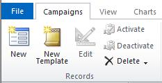 2.1 Campaign management Marketing Campaign Templates 47 To conduct similar campaigns instead of re-creating them with Microsoft Dynamics CRM it is possibility to