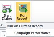 2.1 Campaign management View Campaign Results 51 To easily and comprehensively view the results of the campaign both when it is finished and during its course, Microsoft Dynamics CRM allows