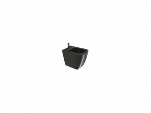 1.97 BA25950 schwarzes Stand-Bidet 53 cm tief mit durchgestochenem Hahnloch Serie Stil Besondere Akzente werden im Badezimmer durch den Einsatz schwarzer Sanitärobjekte gesetzt.