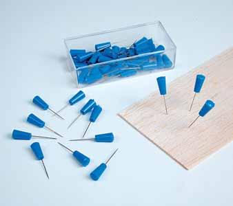 SIG Modellbau T -Nadeln Trotz neu auf den Markt kommender Hobby-Klebstoffe braucht der Modellbauer Pins, um die Bauteile während des Zusammenbaus zu fixieren.