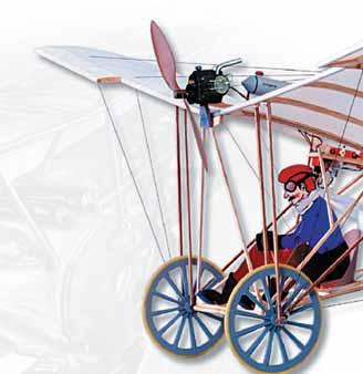 Für das Indoorfliegen oder das Fliegen bei Windstille im Hinterhof konstruiert, vermittelt jedes Flugzeug aus der Pionierzeit der Luftfahrt das gleiche Flugvergnügen wie das der großen Vorbilder.