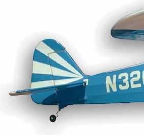 R/C Modelle KIT Clipped Wing Cub 1/6 Scale BIY Im Jahr 1969 restaurierte Hazel Sig, die Präsidentin von Sig Mfg. Co., eine Standard Piper J-3 Cub für das Fliegen bei Airshows.