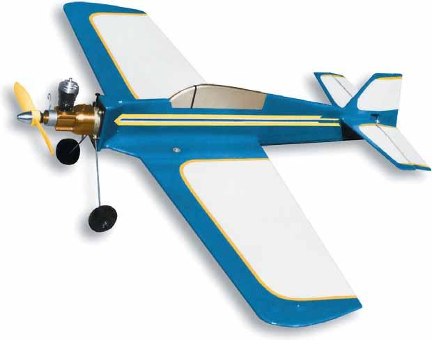 1/2 A Fesselflugmodell nach Jim Deweys manntragendem Minirennflugzeug.