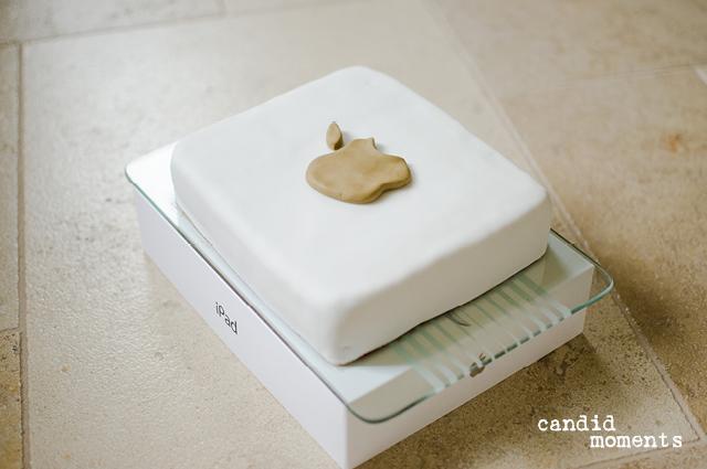 Mamas Geburtstags-iPad-Bananenschnitten-Torte (und noch viel mehr.