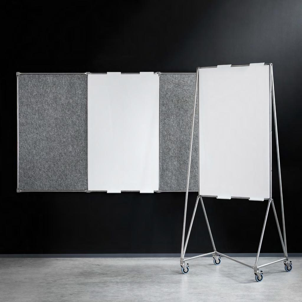 DT-Line FlexBoard für Whiteboards und WallRails B/H: 72/120 cm #62705 Die WallRail ist die Wandhalterung für Flex-Boards.