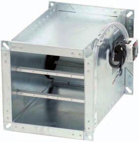 Also, due to their well developed air flow measuring principle they are able to maintain the required air flow rate very accurately at very high static pressure oscillations in duct systems, even if